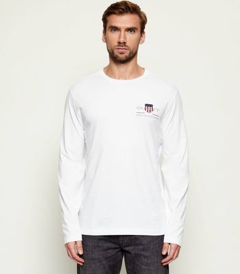 Gant - T-shirt męski na wiosnę ze sklepu: Gomez Fashion Store w kategorii: T-shirty męskie - zdjęcie 874714-BD9-10338_GA234M000008110