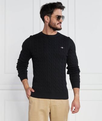 Sweter męski na lato Gant ze sklepu: Gomez Fashion Store w kategorii: Swetry męskie - zdjęcie 874714-BD9-10338_GA234M000025005