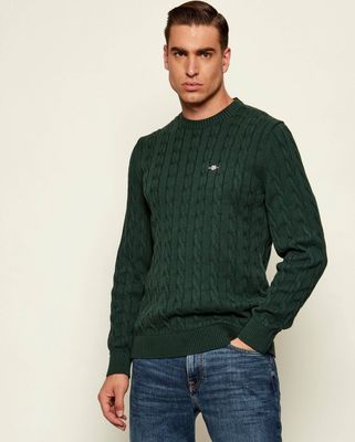 Sweter męski casual Gant ze sklepu: Gomez Fashion Store w kategorii: Swetry męskie - zdjęcie 874714-BD9-10338_GA234M000025374