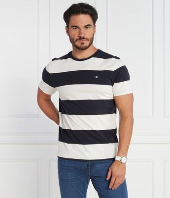 T-shirt męski casual Gant ze sklepu: Gomez Fashion Store w kategorii: T-shirty męskie - zdjęcie 874714-BD9-10338_GA234M000027113