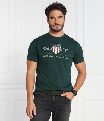 T-shirt męski młodzieżowy Gant ze sklepu: Gomez Fashion Store w kategorii: T-shirty męskie - zdjęcie 874714-BD9-10338_GA234M000007374