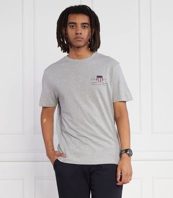 Gant - T-shirt męski na lato ze sklepu: Gomez Fashion Store w kategorii: T-shirty męskie - zdjęcie 874714-BD9-10338_GA234M000014930