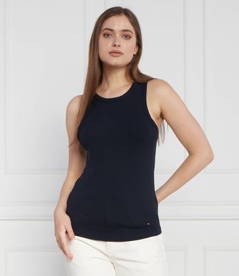 Bluzka damska na lato Tommy Hilfiger ze sklepu: Gomez Fashion Store w kategorii: Bluzki damskie - zdjęcie 874714-BD9-10338_TH234W000036F23