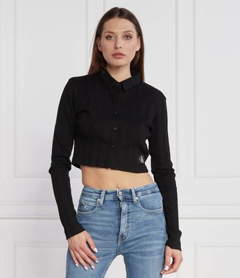 Sweter damski na zimę Calvin Klein Jeans ze sklepu: Gomez Fashion Store w kategorii: Swetry damskie - zdjęcie 874714-BD9-10338_CJ234W000038A81