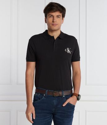 T-shirt męski casual wiosenny Calvin Klein Jeans ze sklepu: Gomez Fashion Store w kategorii: T-shirty męskie - zdjęcie 874714-BD9-10338_CJ234M000044A81