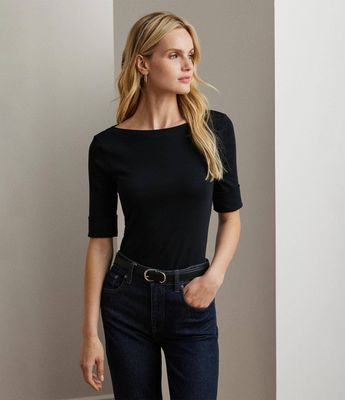 Bluzka damska casual LAUREN RALPH LAUREN ze sklepu: Gomez Fashion Store w kategorii: Bluzki damskie - zdjęcie 874714-BD9-10338_RL234W000024B74