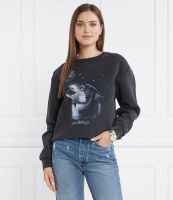 Bluza damska casualowa młodzieżowa The Kooples ze sklepu: Gomez Fashion Store w kategorii: Bluzy damskie - zdjęcie 874714-BD9-10338_TK234W000010003