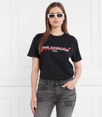 Bluzka damska w stylu młodzieżowym The Kooples ze sklepu: Gomez Fashion Store w kategorii: Bluzki damskie - zdjęcie 874714-BD9-10338_TK234W000017001