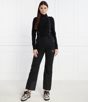 Spodnie damskie w sportowym stylu EA7 ze sklepu: Gomez Fashion Store w kategorii: Spodnie damskie - zdjęcie 874714-BD9-10338_E7235W000010012