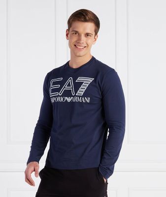 T-shirt męski jesienny EA7 ze sklepu: Gomez Fashion Store w kategorii: T-shirty męskie - zdjęcie 874714-BD9-10338_E7235M000064554