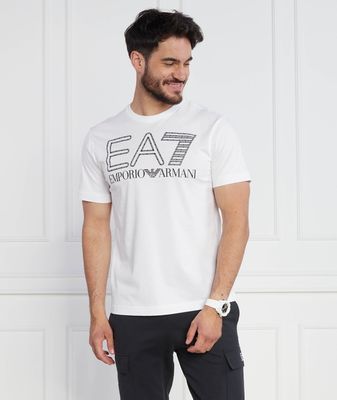 T-shirt męski młodzieżowy wiosenny EA7 ze sklepu: Gomez Fashion Store w kategorii: T-shirty męskie - zdjęcie 874714-BD9-10338_E7235M000138100