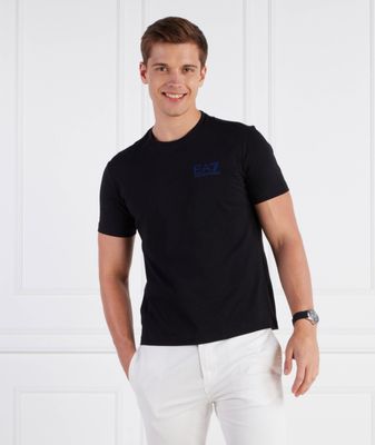 T-shirt męski na wiosnę EA7 ze sklepu: Gomez Fashion Store w kategorii: T-shirty męskie - zdjęcie 874714-BD9-10338_E7235M000139463