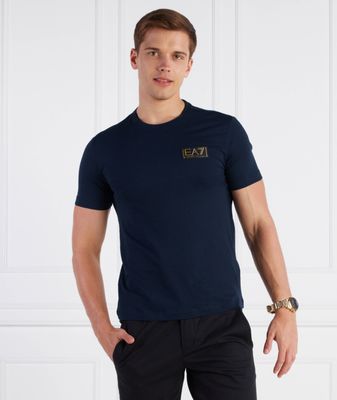 T-shirt męski na wiosnę EA7 ze sklepu: Gomez Fashion Store w kategorii: T-shirty męskie - zdjęcie 874714-BD9-10338_E7235M000141554