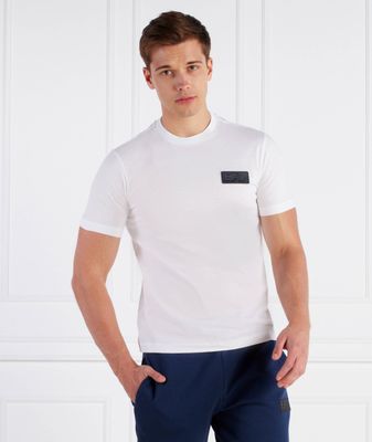 EA7 - T-shirt męski casual ze sklepu: Gomez Fashion Store w kategorii: T-shirty męskie - zdjęcie 874714-BD9-10338_E7235M000147100