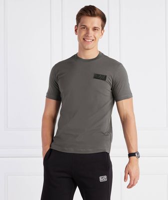 T-shirt męski na wiosnę EA7 ze sklepu: Gomez Fashion Store w kategorii: T-shirty męskie - zdjęcie 874714-BD9-10338_E7235M000147398