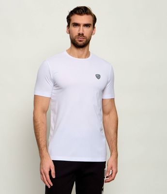 T-shirt męski na wiosnę EA7 ze sklepu: Gomez Fashion Store w kategorii: T-shirty męskie - zdjęcie 874714-BD9-10338_E7235M000161100