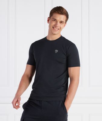 T-shirt męski casual EA7 ze sklepu: Gomez Fashion Store w kategorii: T-shirty męskie - zdjęcie 874714-BD9-10338_E7235M000161157
