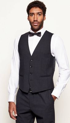 Kamizelka męska elegancka BOSS BLACK ze sklepu: Gomez Fashion Store w kategorii: Kamizelki męskie - zdjęcie 874714-BD9-10338_BB232M000320021