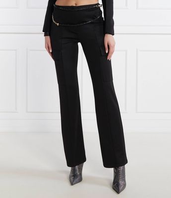Spodnie damskie jesienne Patrizia Pepe ze sklepu: Gomez Fashion Store w kategorii: Spodnie damskie - zdjęcie 874714-BD9-10338_PK234W000119049