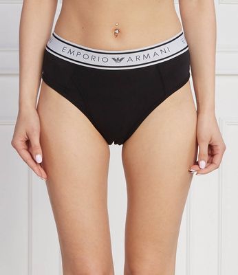 Majtki damskie casualowe z napisami Emporio Armani ze sklepu: Gomez Fashion Store w kategorii: Majtki damskie - zdjęcie 874714-BD9-10338_EB235W000034020