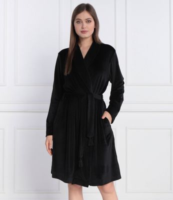Szlafrok damski elegancki Emporio Armani ze sklepu: Gomez Fashion Store w kategorii: Szlafroki damskie - zdjęcie 874714-BD9-10338_EB235W000037020
