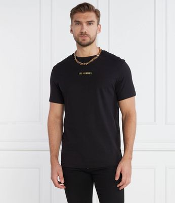 T-shirt męski casualowy Les Hommes ze sklepu: Gomez Fashion Store w kategorii: T-shirty męskie - zdjęcie 874714-BD9-10338_HM235M000024900