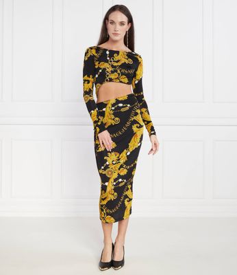 Sukienka na jesień Versace Jeans Couture ze sklepu: Gomez Fashion Store w kategorii: Sukienki - zdjęcie 874714-BD9-10338_VR235W000028A06