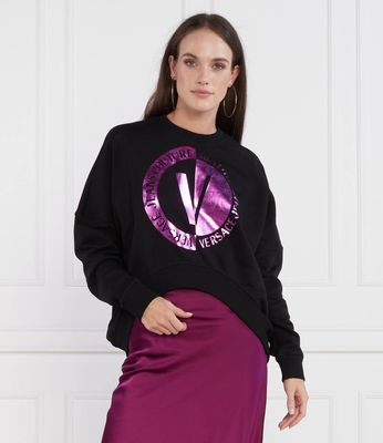 Bluza damska jesienna Versace Jeans Couture ze sklepu: Gomez Fashion Store w kategorii: Bluzy damskie - zdjęcie 874714-BD9-10338_VR235W000033899