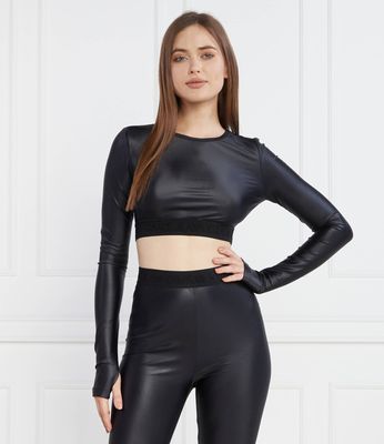 Bluzka damska jesienna Versace Jeans Couture ze sklepu: Gomez Fashion Store w kategorii: Bluzki damskie - zdjęcie 874714-BD9-10338_VR235W000045899