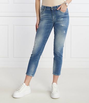 DONDUP - made in Italy - Jeansy damskie ze sklepu: Gomez Fashion Store w kategorii: Jeansy damskie - zdjęcie 874714-BD9-10338_DN235W000012800