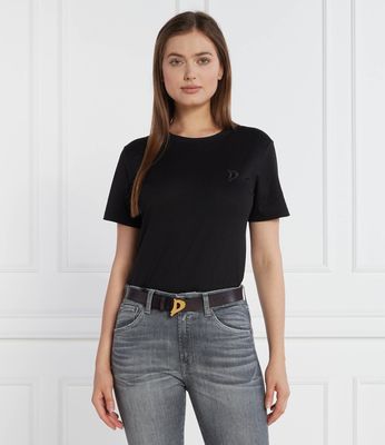 Bluzka damska DONDUP - made in Italy ze sklepu: Gomez Fashion Store w kategorii: Bluzki damskie - zdjęcie 874714-BD9-10338_DN235W000019999