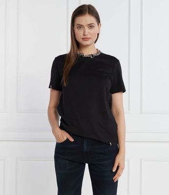 Bluzka damska casual DONDUP - made in Italy ze sklepu: Gomez Fashion Store w kategorii: Bluzki damskie - zdjęcie 874714-BD9-10338_DN235W000020999