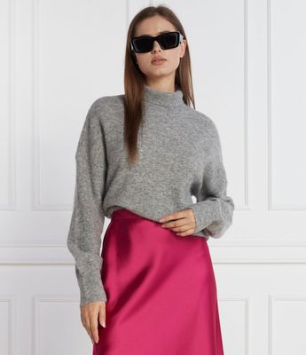 Sweter damski Samsøe Samsøe ze sklepu: Gomez Fashion Store w kategorii: Swetry damskie - zdjęcie 874714-BD9-10338_SS235W000003043