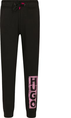 Spodnie dziewczęce jesienne HUGO KIDS ze sklepu: Gomez Fashion Store w kategorii: Spodnie dziewczęce