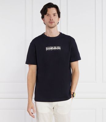 Napapijri - T-shirt męski na wiosnę ze sklepu: Gomez Fashion Store w kategorii: T-shirty męskie - zdjęcie 874714-BD9-10338_NA235M000057176