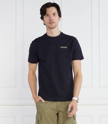T-shirt męski na wiosnę Napapijri ze sklepu: Gomez Fashion Store w kategorii: T-shirty męskie - zdjęcie 874714-BD9-10338_NA235M000061176