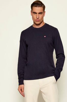 T-shirt męski casual jesienny Napapijri ze sklepu: Gomez Fashion Store w kategorii: T-shirty męskie - zdjęcie 874714-BD9-10338_NA235M000062176