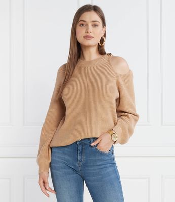 Sweter damski Liu Jo ze sklepu: Gomez Fashion Store w kategorii: Swetry damskie - zdjęcie 874714-BD9-10338_LC235W000003R22