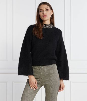 Liu Jo - Sweter damski zimowy ze sklepu: Gomez Fashion Store w kategorii: Swetry damskie - zdjęcie 874714-BD9-10338_LC235W000016222