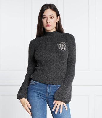 Sweter damski casual Liu Jo ze sklepu: Gomez Fashion Store w kategorii: Swetry damskie - zdjęcie 874714-BD9-10338_LC235W000036222