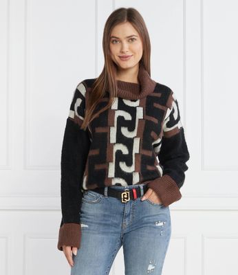 Sweter damski Liu Jo ze sklepu: Gomez Fashion Store w kategorii: Swetry damskie - zdjęcie 874714-BD9-10338_LC235W000046R38
