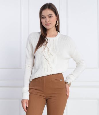 Liu Jo - Sweter damski zimowy ze sklepu: Gomez Fashion Store w kategorii: Swetry damskie - zdjęcie 874714-BD9-10338_LJ235W000067701