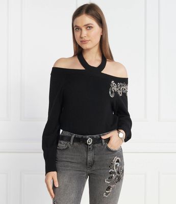 Liu Jo - Sweter damski ze sklepu: Gomez Fashion Store w kategorii: Swetry damskie - zdjęcie 874714-BD9-10338_LJ235W000068222