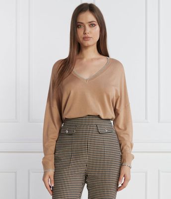 Sweter damski na zimę Liu Jo ze sklepu: Gomez Fashion Store w kategorii: Swetry damskie - zdjęcie 874714-BD9-10338_LJ235W000127M76