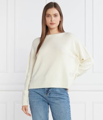 Liu Jo - Sweter damski ze sklepu: Gomez Fashion Store w kategorii: Swetry damskie - zdjęcie 874714-BD9-10338_LJ235W000147701