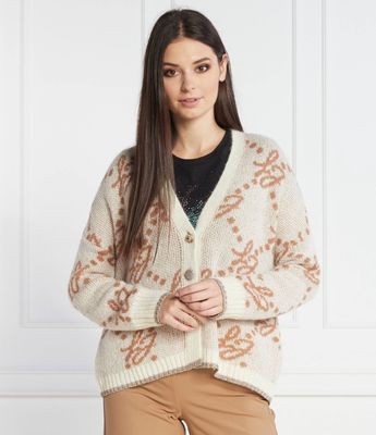 Sweter damski casualowy na zimę Liu Jo ze sklepu: Gomez Fashion Store w kategorii: Swetry damskie - zdjęcie 874714-BD9-10338_LJ235W000158R83