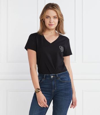 Bluzka damska Liu Jo ze sklepu: Gomez Fashion Store w kategorii: Bluzki damskie - zdjęcie 874714-BD9-10338_LJ235W000162222