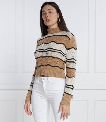 Liu Jo - Sweter damski casualowy ze sklepu: Gomez Fashion Store w kategorii: Swetry damskie - zdjęcie 874714-BD9-10338_LJ235W000167S30