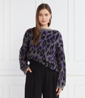 Sweter damski casual Liu Jo ze sklepu: Gomez Fashion Store w kategorii: Swetry damskie - zdjęcie 874714-BD9-10338_LJ235W000143S26