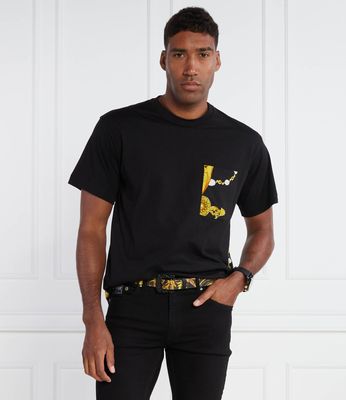 T-shirt męski młodzieżowy Versace Jeans Couture ze sklepu: Gomez Fashion Store w kategorii: T-shirty męskie - zdjęcie 874714-BD9-10338_VR235M000016A06